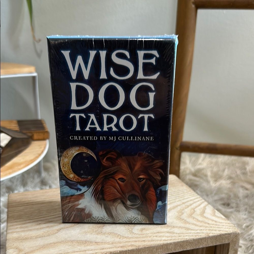 Wise Dog Tarot Deck &‎ Guidebook By M.J. Cullinane Factory Sealed 2020